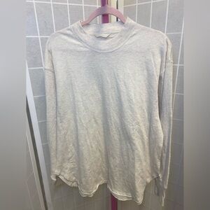 NWT Aerie Long Sleeve Cream Tee